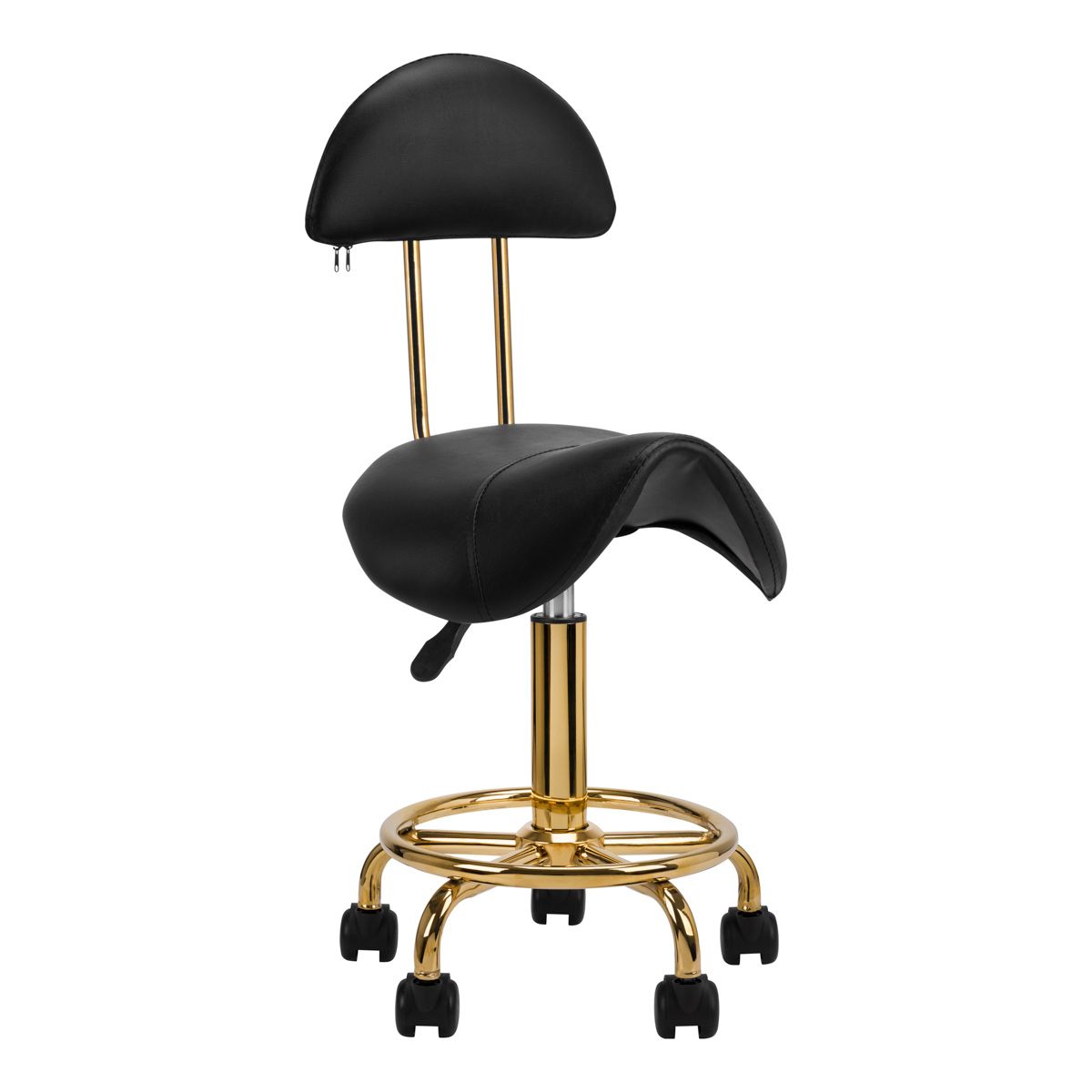 Kozmetički stolac 6001-G zlato - crni
