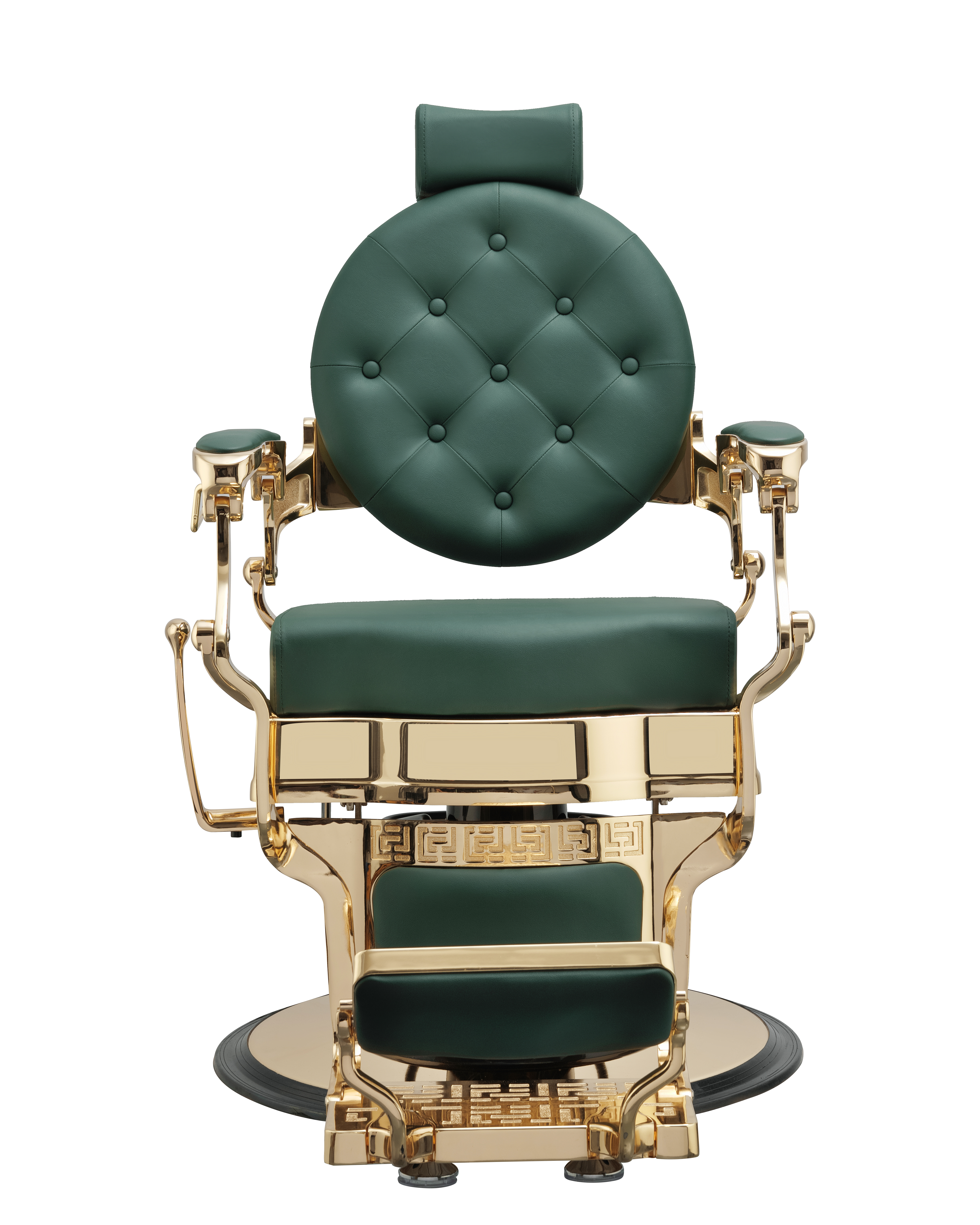 Barberska stolica Buzz Gold Green