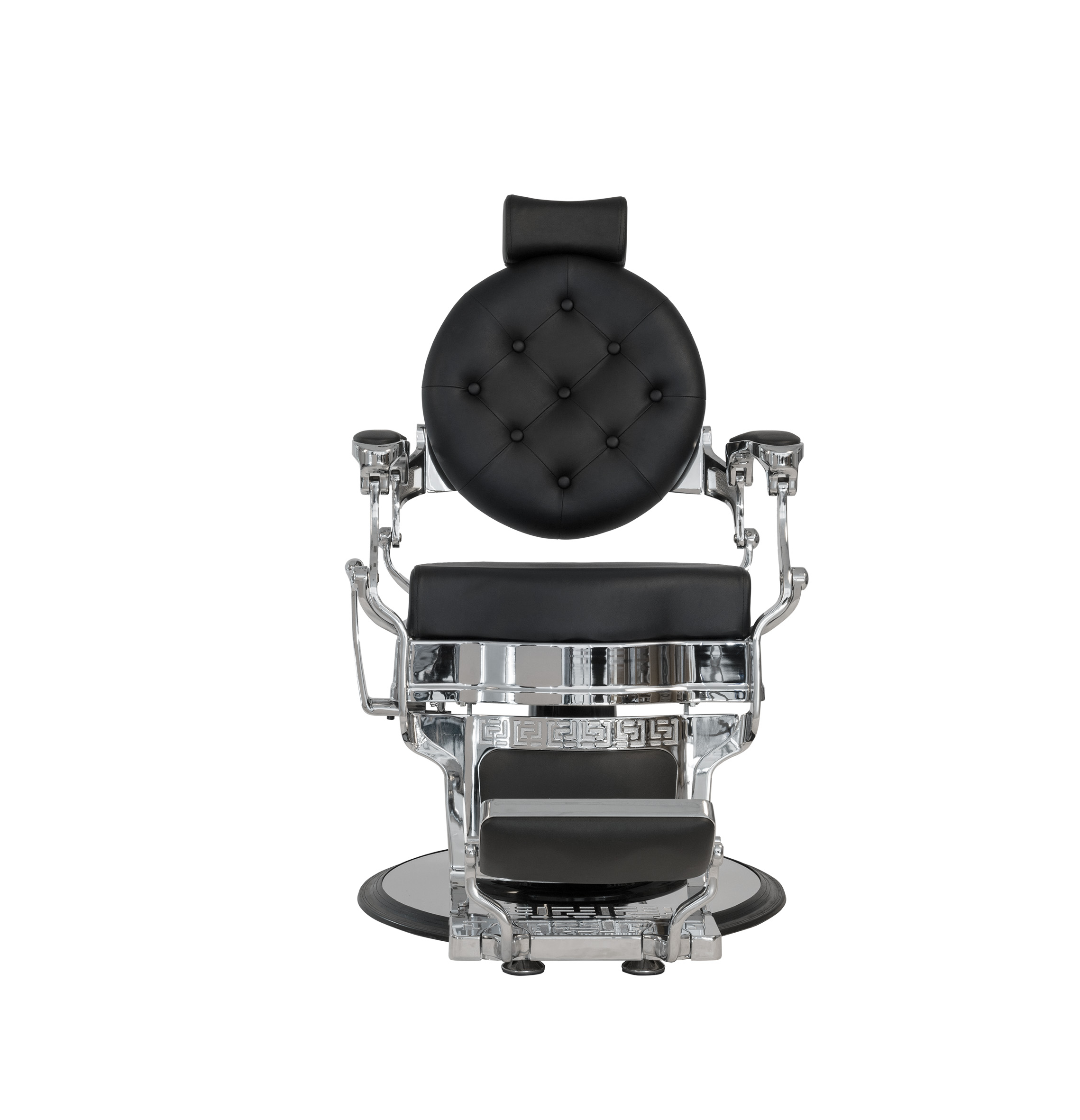 Barberska stolica Buzz Silver Black