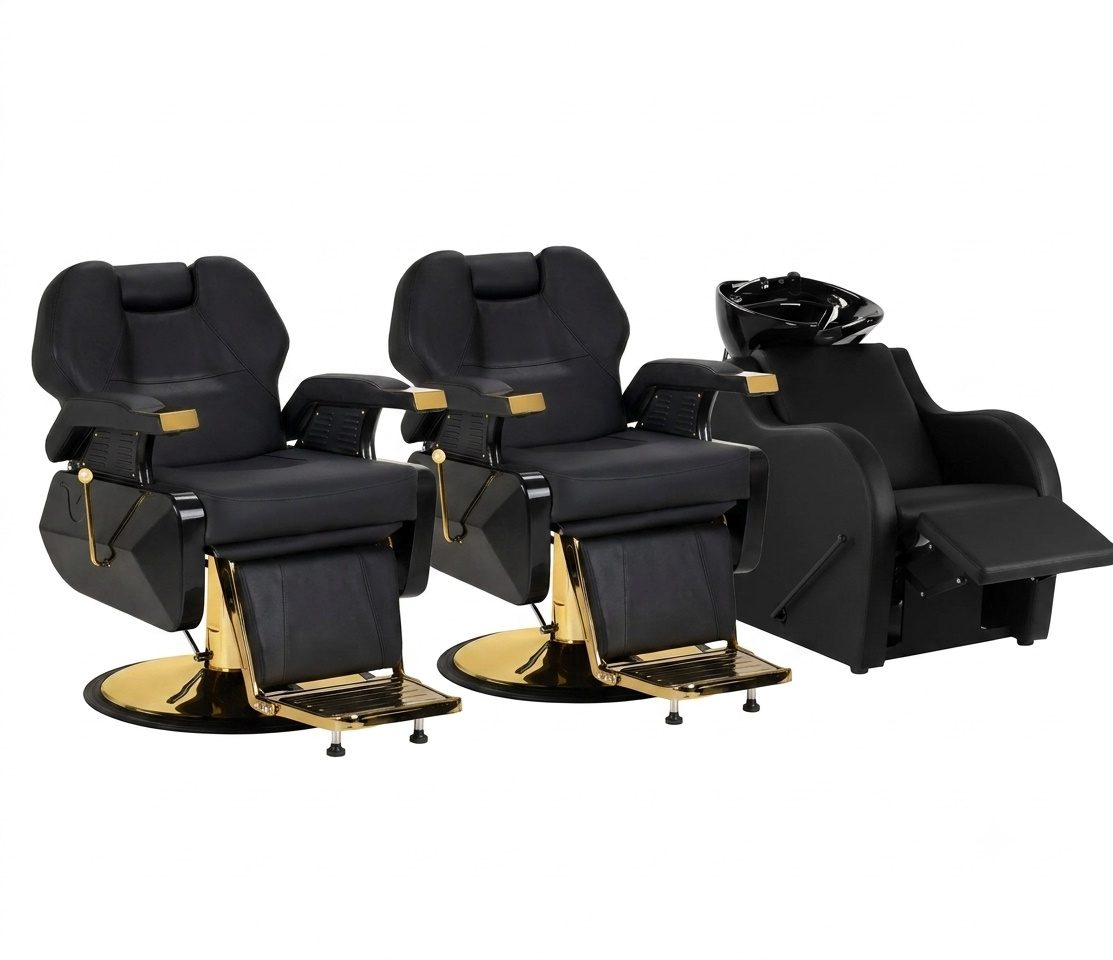 Komplet barber New York Gold